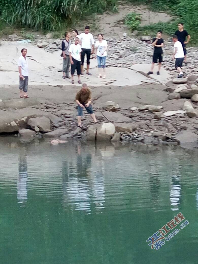 淹死人了,綦河镇紫街尖尖石处