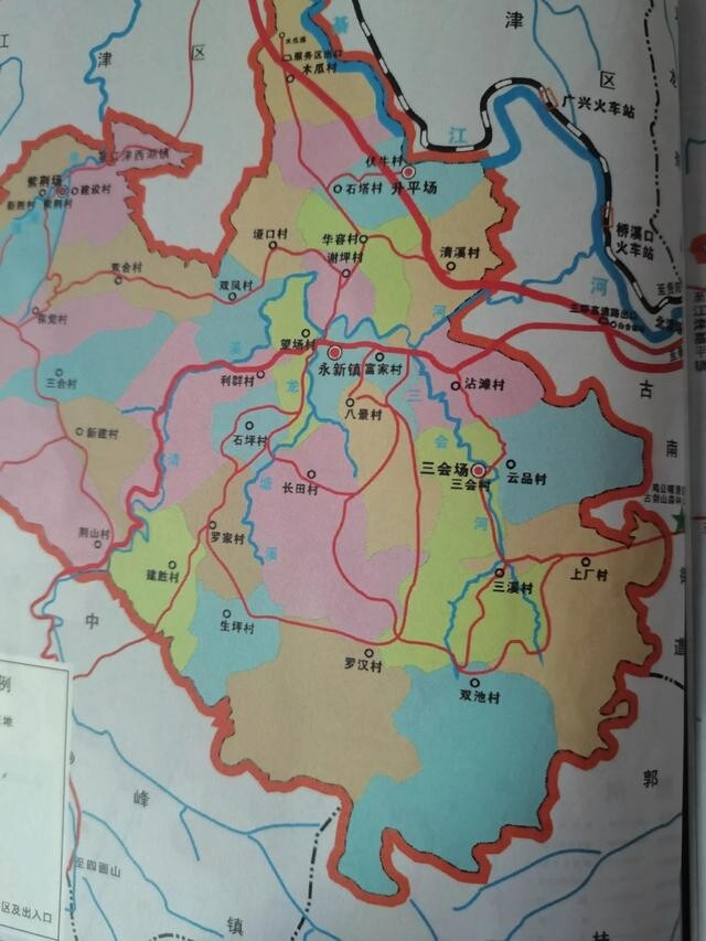 綦江地图平面图图片