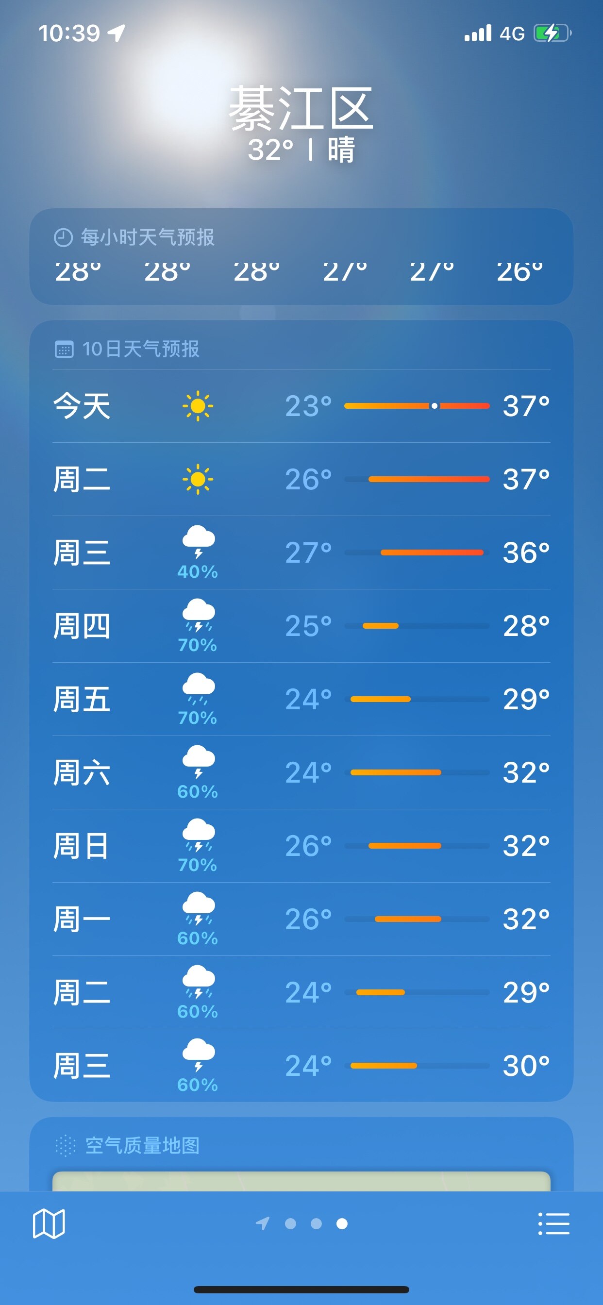 綦江天气预报图片